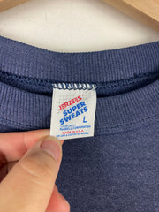 Vintage 90s New York Police Faded Navy Crewneck