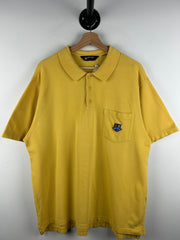 Vintage 90s Eddie Bauer Golf Polo Yellow Polo Shirt