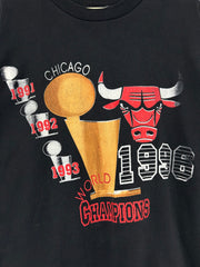 Vintage 1996 Chicago Bulls World Champions Black Tee