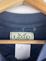 Vintage 90s Izod Golf Embroidered Tonal Navy Crewneck