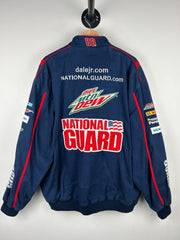 Vintage Nascar Jeff Hamilton Jr Nation National Guard Navy Racing Jacket