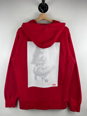 Supreme SS17 Digi Girl Red Hoodie