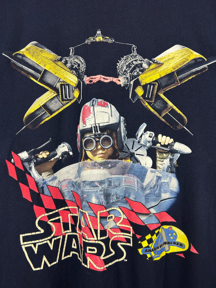 Vintage 90s Star Wars Episode 1 Anakin Skywalker Navy Tee