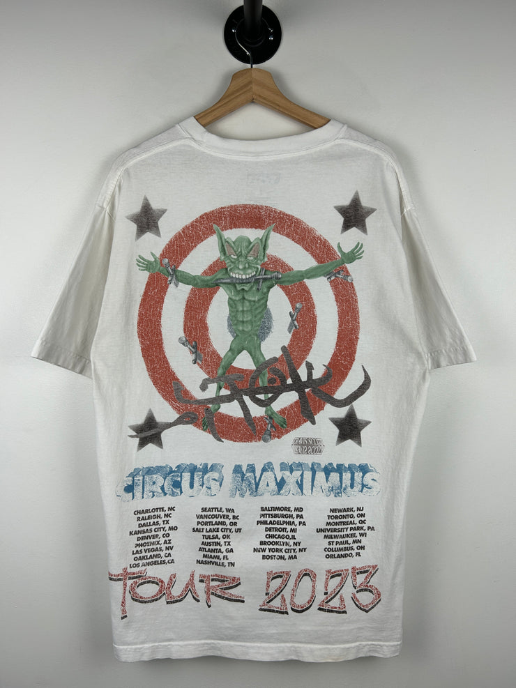 Travis Scott Utopia Circus Maximus Tour White Tee