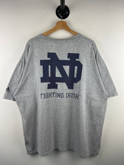 Vintage Adidas Notre Dame Fighting Irish Grey Tee