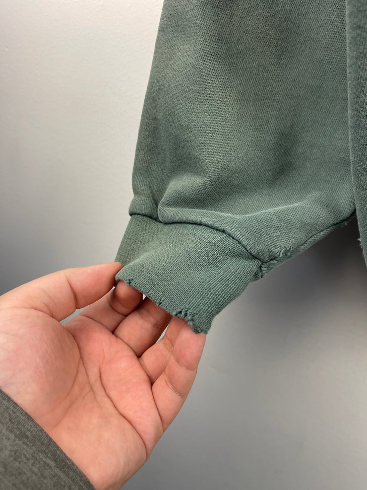 Vintage 90s Nike Mini Swoosh Tonal Green Crewneck