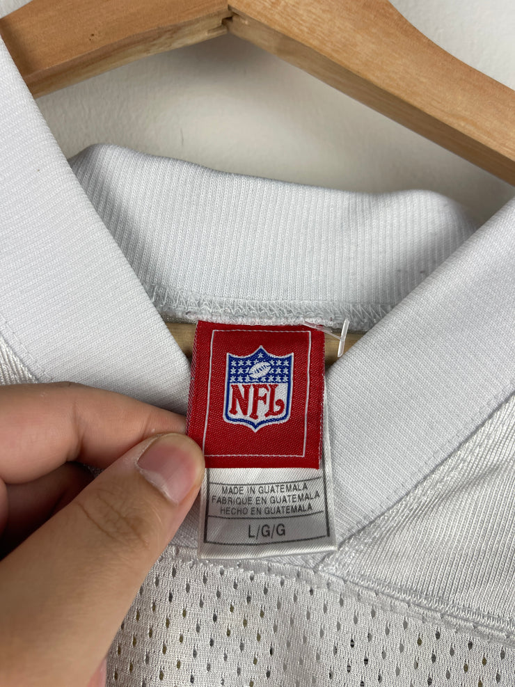 Vintage NFL Reebok Pittsburgh Steelers Roethlisberger White Football Jersey