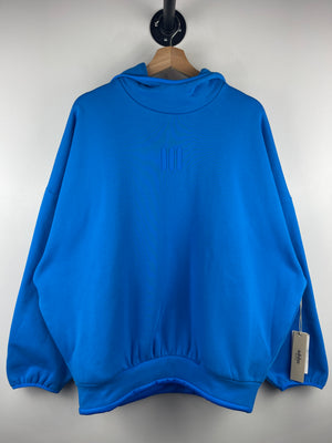 Fear of God X Adidas Athletics Heavy Fleece Blue Rush Hoodie