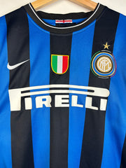 Vintage 2009 Nike Inter Milan Blue Soccer Jersey