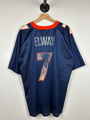 Vintage 90s NFL Logo Athletic Denver Broncos Elway Football Jersey