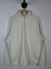 Dime Quarter Zip Cream Fleece Sweater