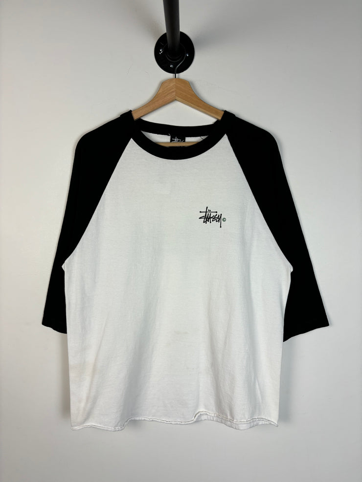 Stussy Baseball Black & White Tee