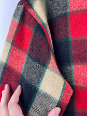 Vintage 50s Woolrich Buffalo Plaid Wool Harrington Hunting True Vintage Jacket