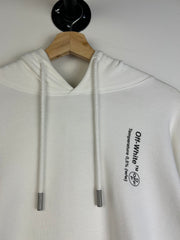 Off White Pills Print White Hoodie