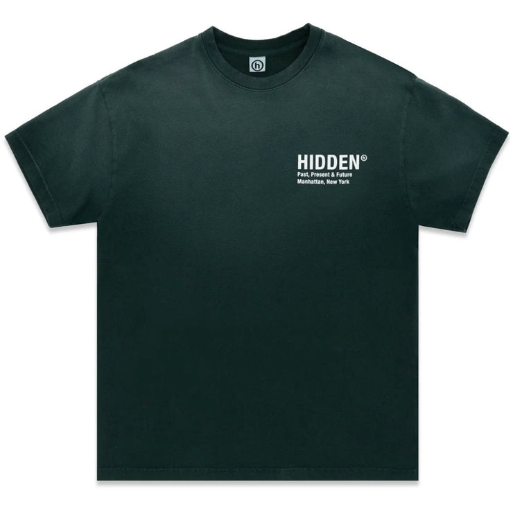 Hidden NY H Logo Washed Green Tee