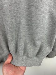 Vintage 90s Michigan Wolverines Football Embroidered Grey Crewneck