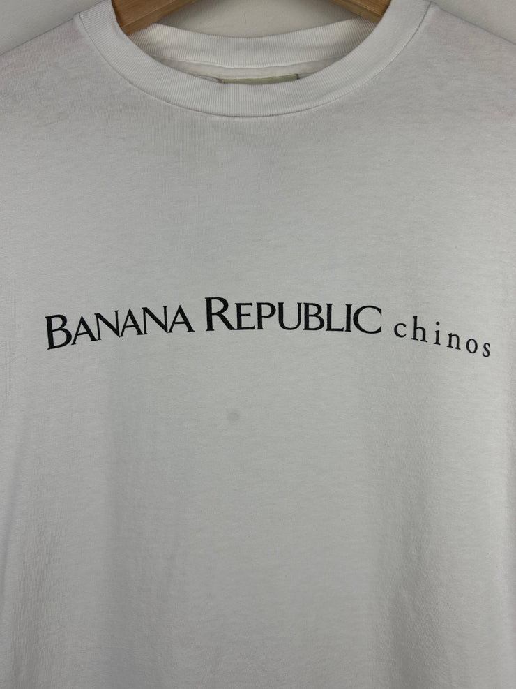 Vintage 90s Banana Republic Chinos White Tee