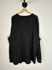 Vintage Nike Spellout Faded Black Long Sleeve