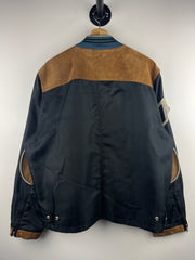 Vintage 90s Diesel 700 Biker Nylon Black Jacket