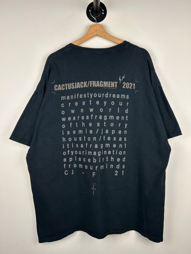 Travis Scott Cactus Jack Fragment Black Tee