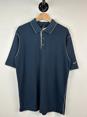Vintage Nike Golf Navy & Beige Polo Shirt