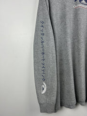 Vintage 90s Quiksilver Boardriding Grey Long Sleeve