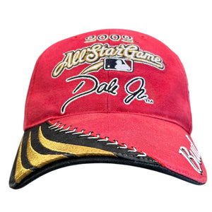 Vintage 2002 MLB All Star Game Nascar Dale Jr Bud Red Strapback Hat