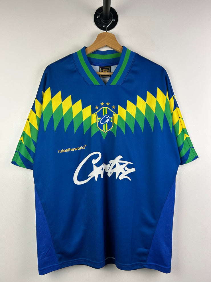 Corteiz SS24 Club America Brasil Blue Football Jersey