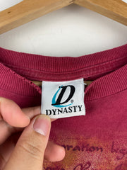 Vintage 90s Bacardi Rum Burgundy Tee