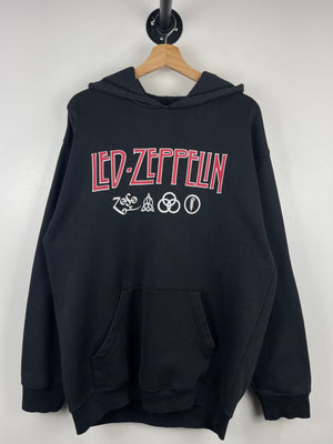 Vintage 2004 Led Zeppelin Zoso Artimonde Black Hoodie