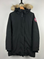 Canada Goose Victoria Parka Women’s Fur Down Filled Black Jacket