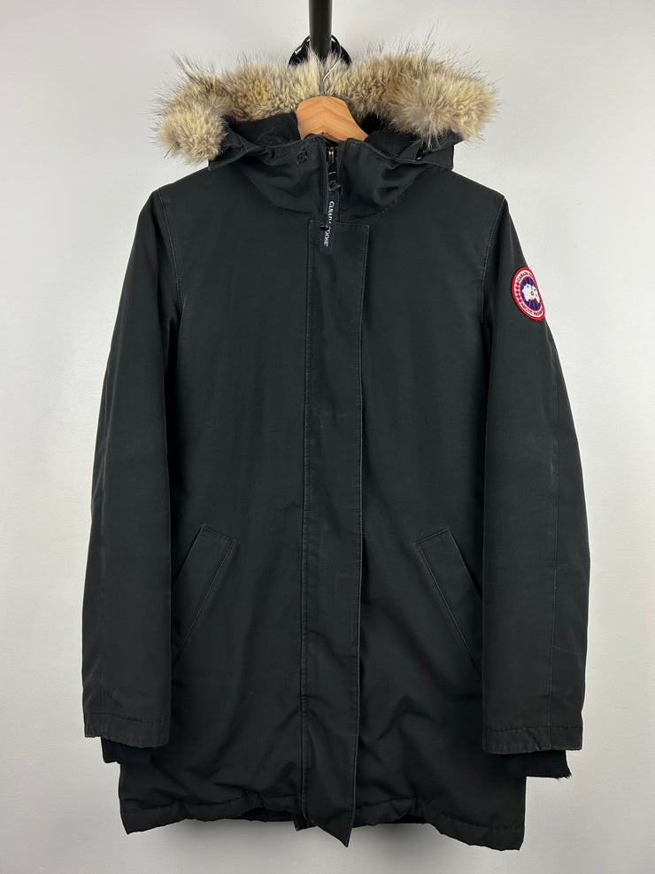 Canada Goose Victoria Parka Women’s Fur Down Filled Black Jacket