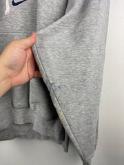 Vintage 90s Nike Syracuse Spellout Embroidered Grey Hoodie