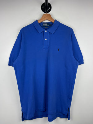 Vintage 90s Polo Ralph Lauren Blue Polo Shirt