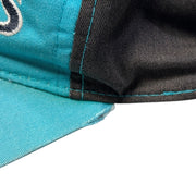 Vintage 90s MLB Florida Marlins Big Logo Split Panel Snapback