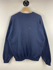 Vintage 90s Disney Mickey Mouse Daffy Duck Goofy Navy Crewneck