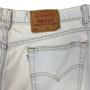 Vintage 90s Levis 522 Light Wash Blue Denim Shorts