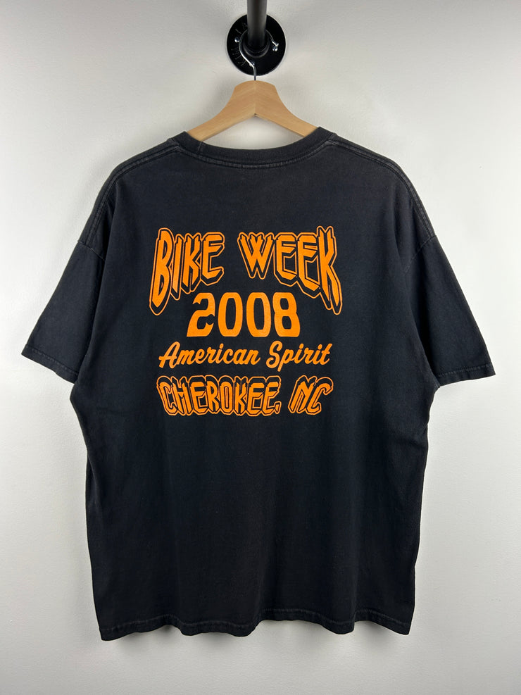 Vintage Bike Week The Great American Hawg Black Tee