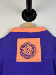 Vintage 90s Wilson Surface Sport Volleyball Purple Pullover Windbreaker