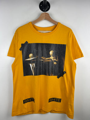 Off White Caravaggio Painting Yellow Tee