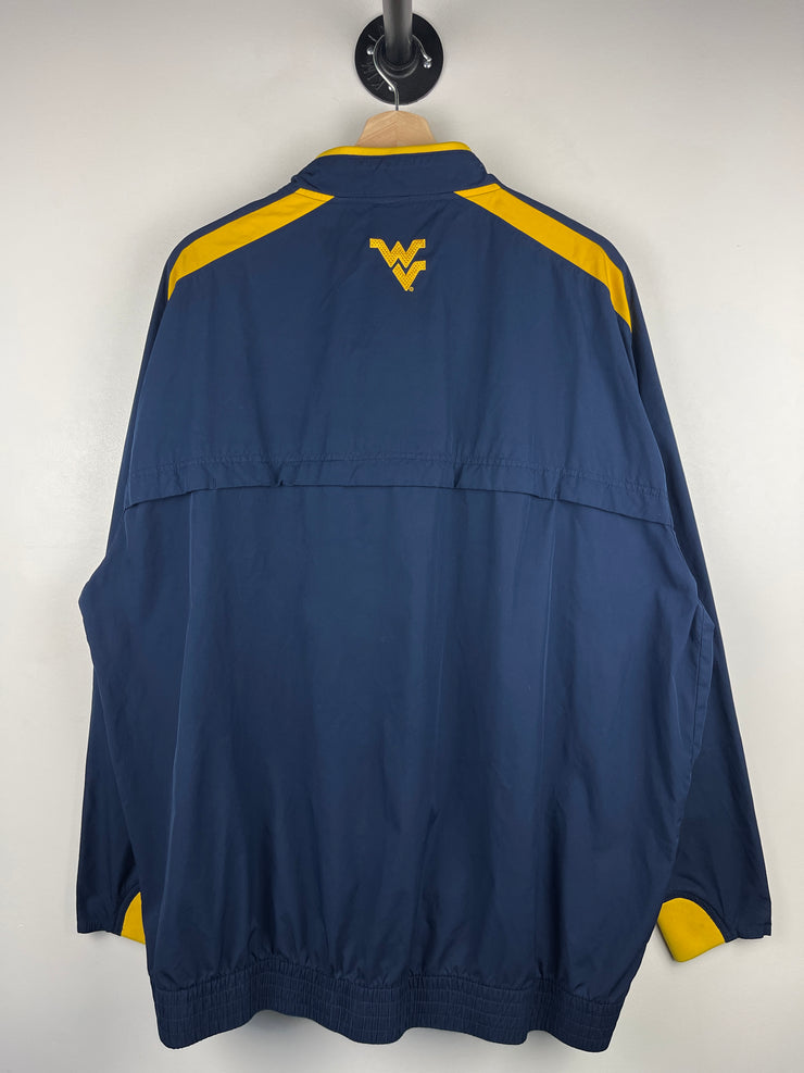 Vintage Nike West Virginia Navy Quarter Zip Navy Windbreaker