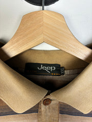 Vintage Jeep Earth Tone Polo Rugby