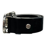 Salvatore Ferragamo Black Leather Belt