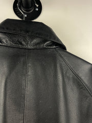 Vintage Convington Black Leather Bomber Jacket