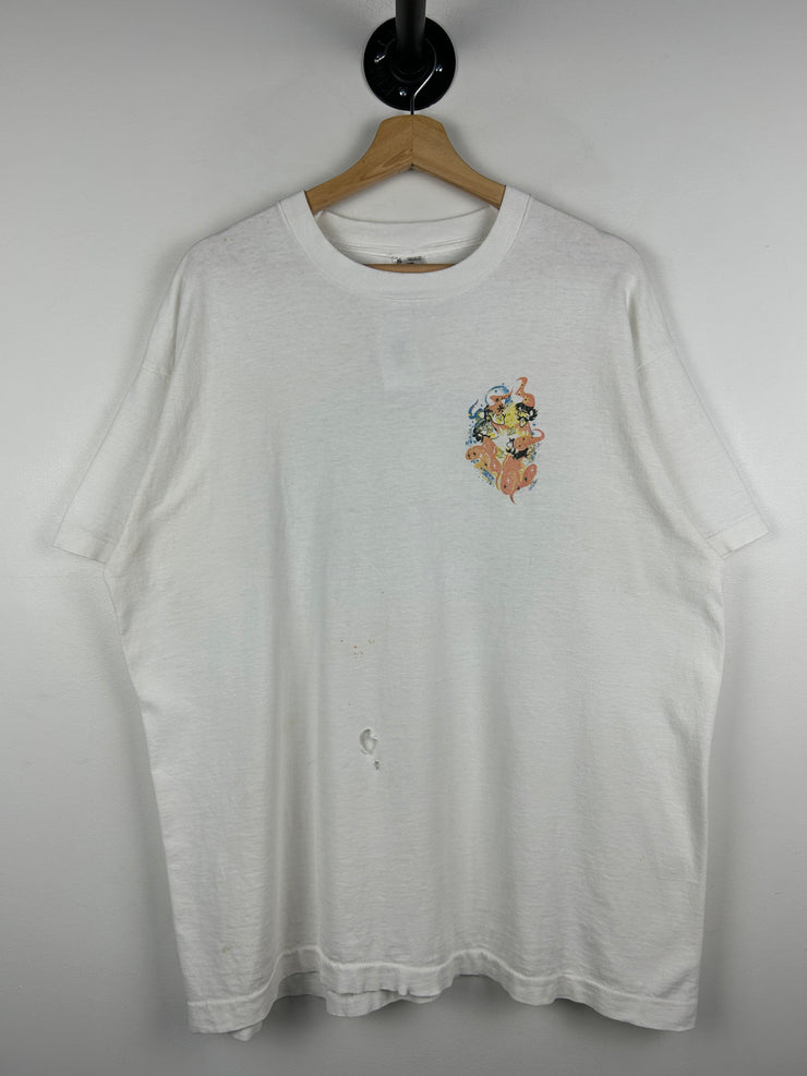 Vintage 90s The Beatles Magical Mystery Tour White Tee