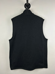 Vintage Patagonia Fleece Black Zip Up Vest