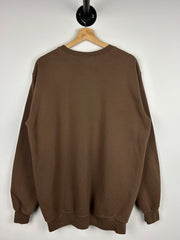 Vintage 90s Carhartt Spellout Brown Crewneck