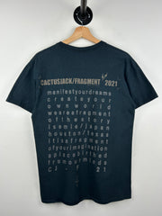Travis Scott Cactus Jack Fragment Washed Black Tee