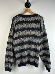 Vintage Y2K Susquehanna Trail Earth Tone Knit Sweater