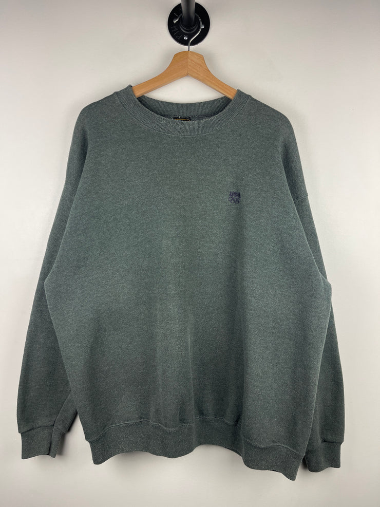 Vintage 90s USA Olympics Art Charcoal Crewneck